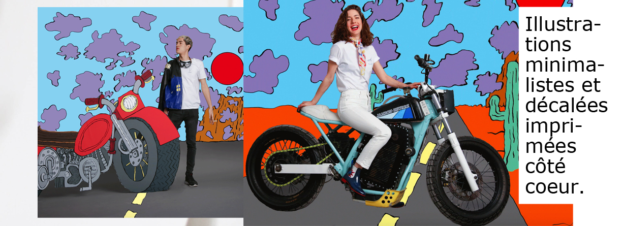 Marque Mode et Lifestyle, FERE ce sont des illustrations décalées, imprimées sur le cœur et dessinées par Pauline à Paris.