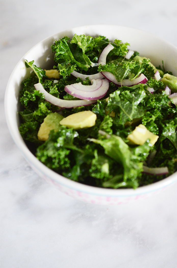 Recette salade de chou kale