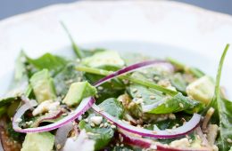 salade vegetarienne qyuinoa apinard fernande et rene