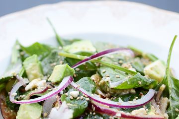 salade vegetarienne qyuinoa apinard fernande et rene